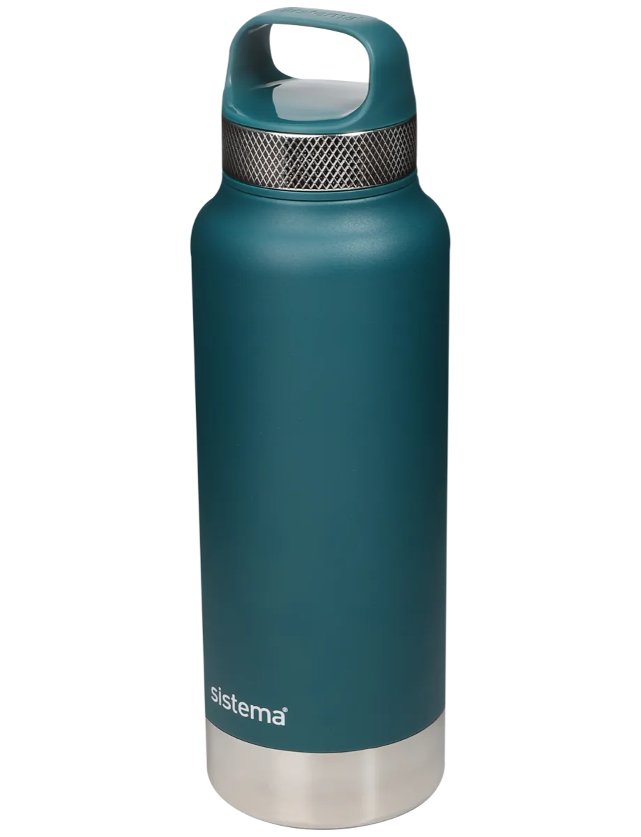 1L Double Walled Stainless Steel Water Bottle - Insulated Vacuum Flask for Hot & Cold Drinks - Perfect for Hiking, Gym, Office & Outdoor Activities