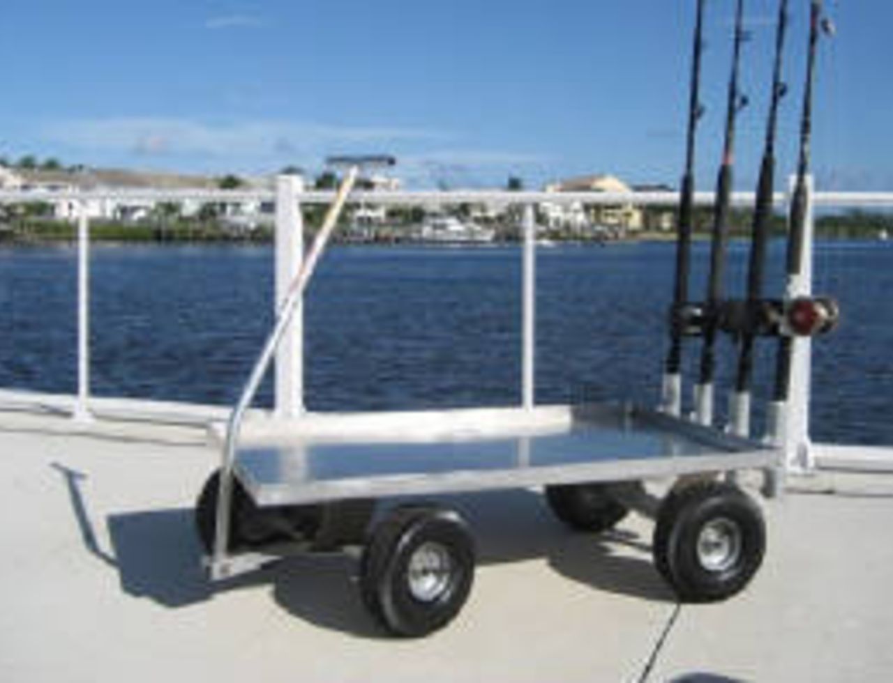 Alumacart Cypress Heavy Duty Aluminum Wagon - 48.75 Inch Large Utility Cart with 400 lb Capacity - Perfect for Gardening, Camping, Beach Trips and Outdoor Adventures