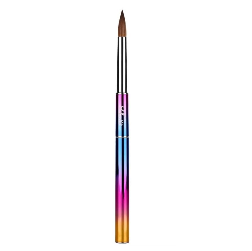 D.B.Z.® Professional Nail Art Brushes Set - #10 Nylon Acrylic Powder Brush with Removable Handle for Gel, Acrylic & Dip Powder Nail Designs - Perfect for Salon, Home Manicure & DIY Nail Art