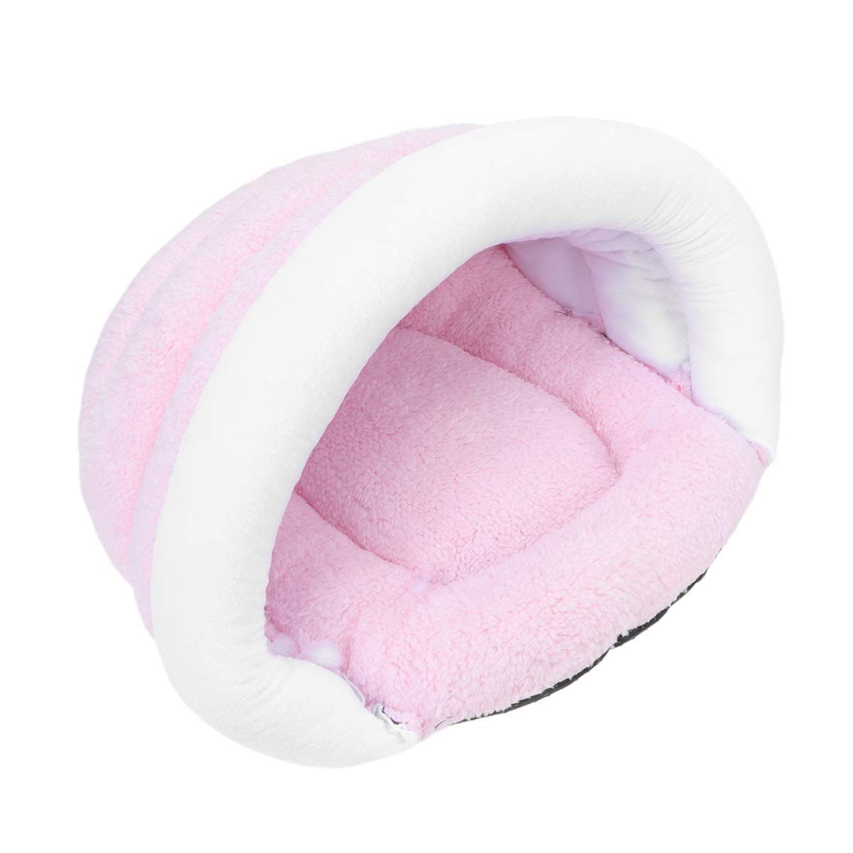 Cozy Plush Donut Cat Bed - Warm & Soft Pet Sleeping Bag for Cats, Puppies & Small Animals - Perfect for Indoor Napping, Lounging & Cuddling