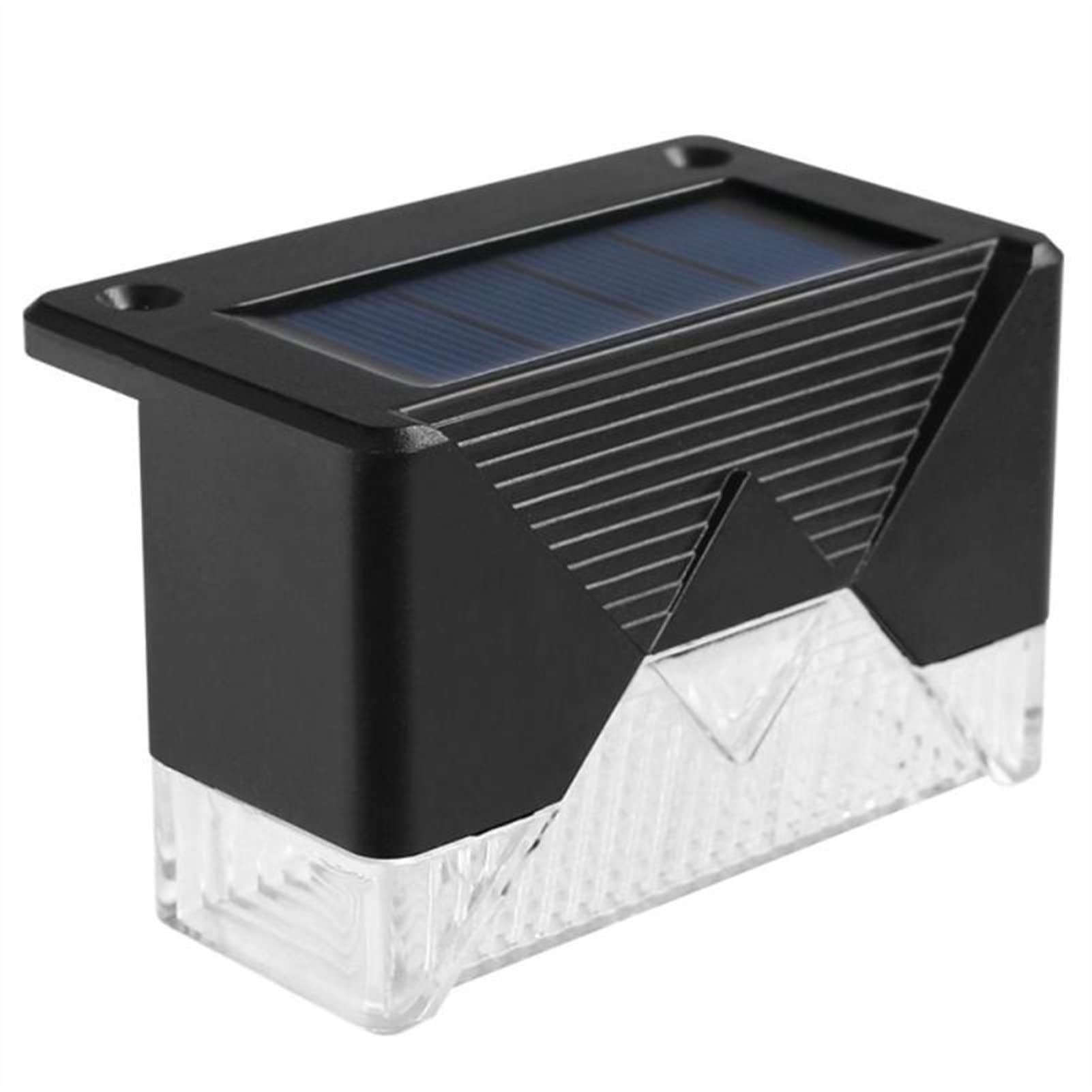 4PCS LED Solar Garden Lights - Waterproof Outdoor Path & Stair Lighting for Yard, Deck, Balcony, Fence - Warm White Solar Powered Landscape Step Lights (Perfect for Garden Pathways, Patio & Nighttime Safety)