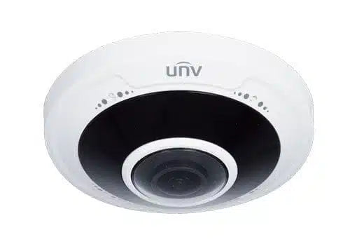 Uniview IPC815SB ADF14K I0 5MP Fisheye Fixed Dome Network Security Camera - Indoor/Outdoor Surveillance for Home & Business