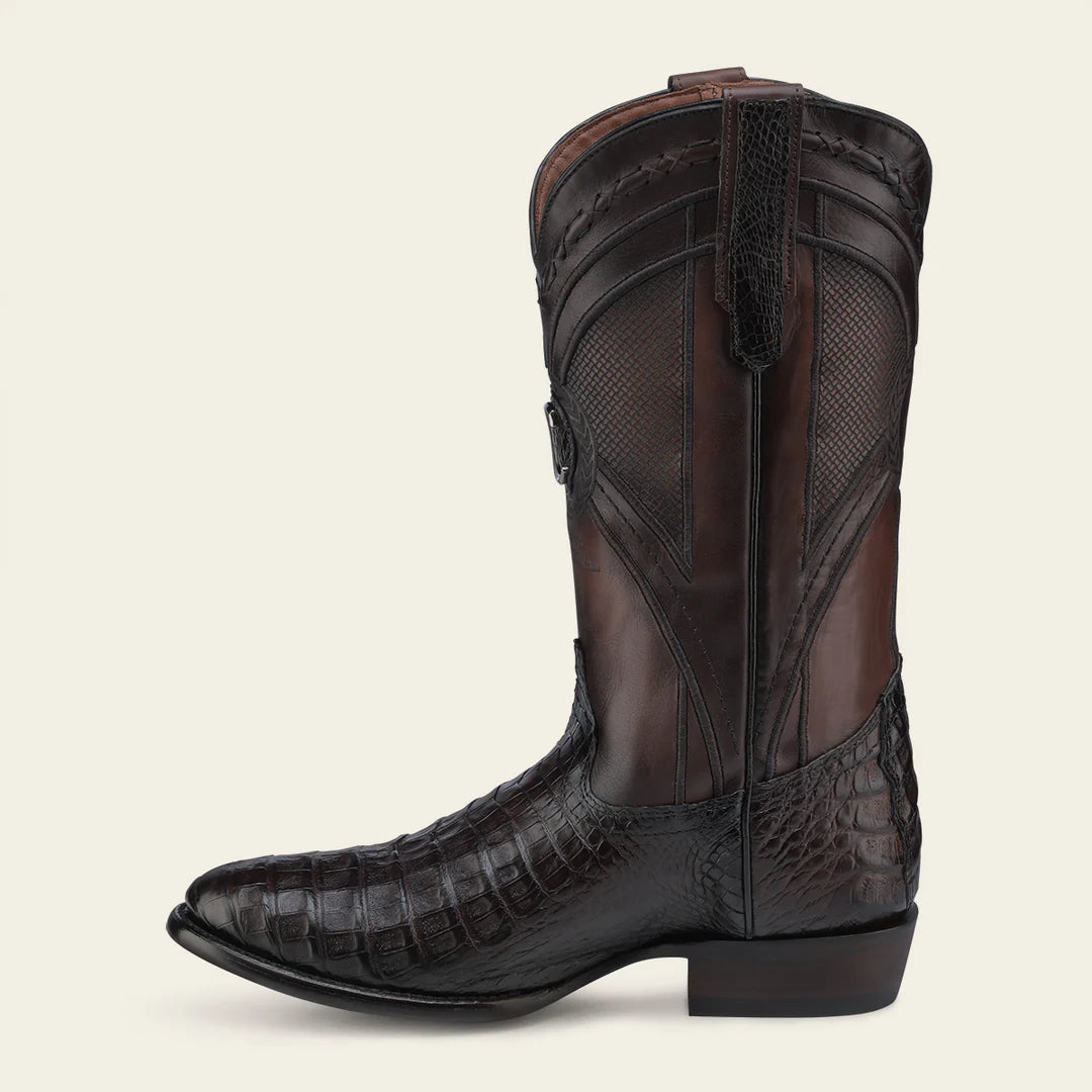 2H0AFY Men's Cuadra Brown Dress Cowboy Caiman Leather Boots - Western Style Riding & Country Fashion for Men
