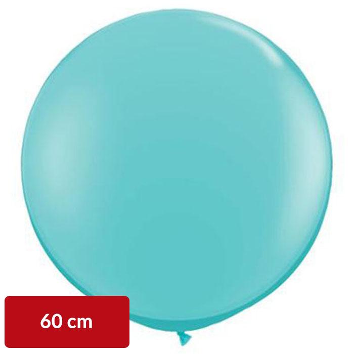 60cm Aquamarine Latex Balloon for Birthday Parties, Baby Showers & Wedding Decorations