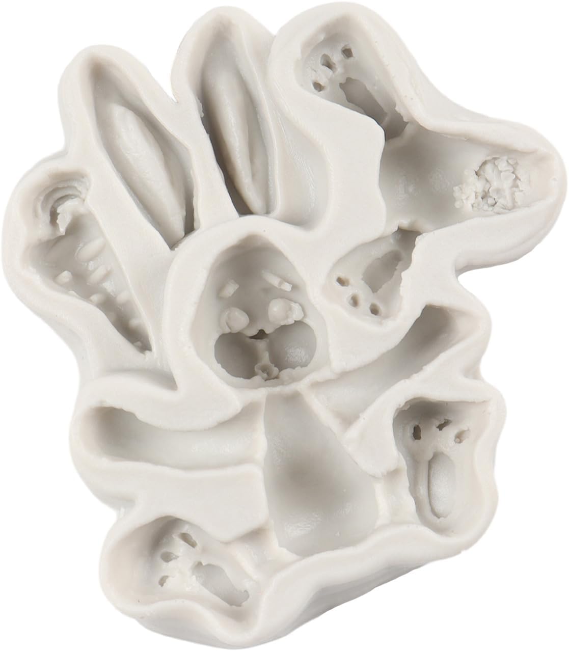 Skytail 3D Easter Rabbit Silicone Mold - Bunny & Carrot Theme Fondant Chocolate Mold for Cake Decorating, Cupcake Toppers, Candy Making, Resin Crafts, and Candle Making | Perfect for Easter Desserts, Party Treats & DIY Baking Projects
