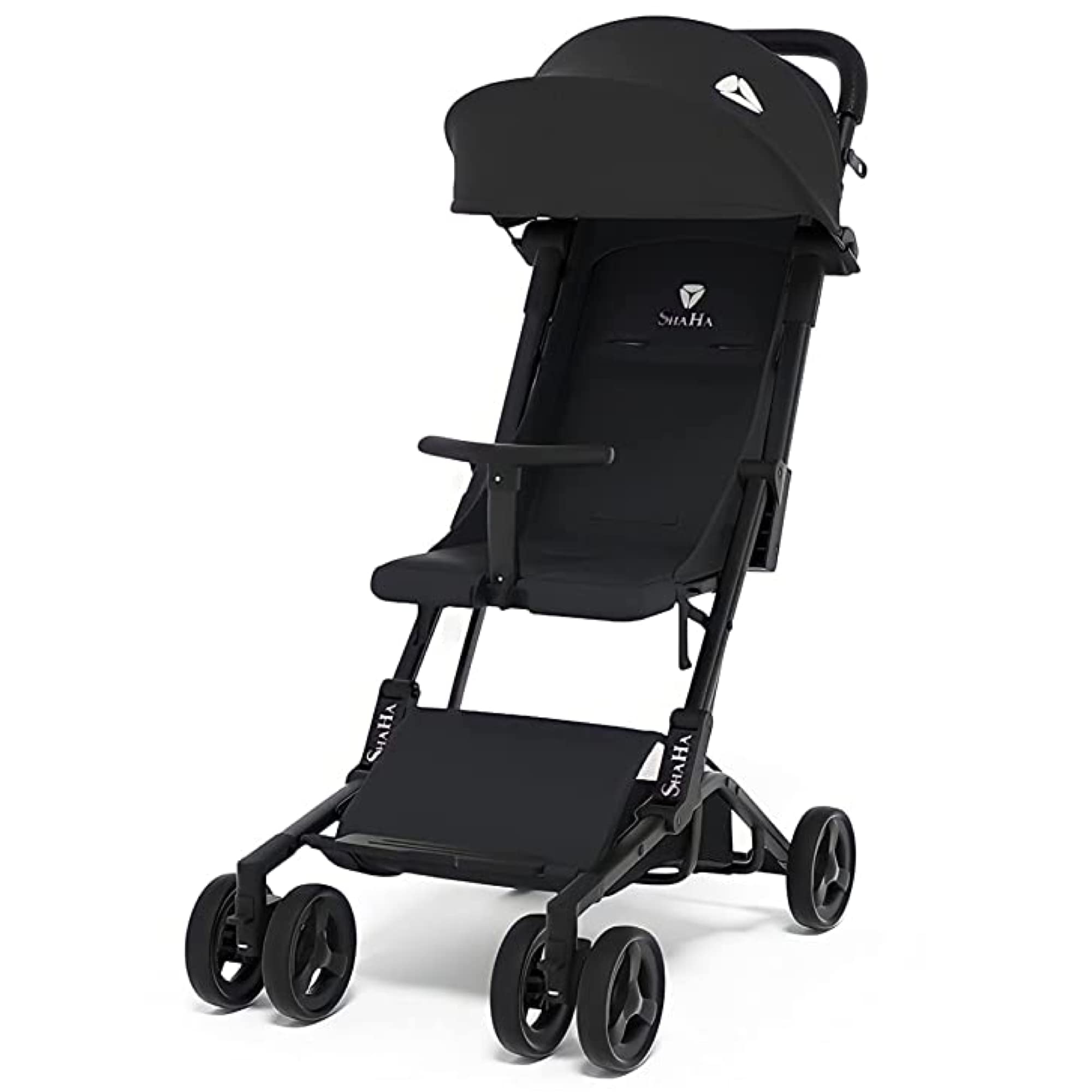 **Lightweight Foldable Baby Stroller for Travel - Compact Umbrella Stroller with Swivel Wheels, 1-Step Brake, Sun Canopy & Reclining Seat (Up to 40 lbs) - Perfect for Airplane, Shopping & Daily Walks**