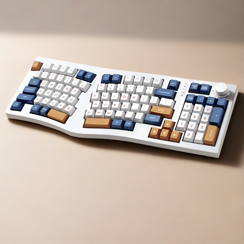 FEKER Alice98 Wireless Mechanical Keyboard - 98 Keys, Bluetooth 5.1/2.4G/USB-C, RGB Backlit, Ergonomic Split Design for Gaming & Office Typing - Perfect for Programmers, Writers & PC Enthusiasts