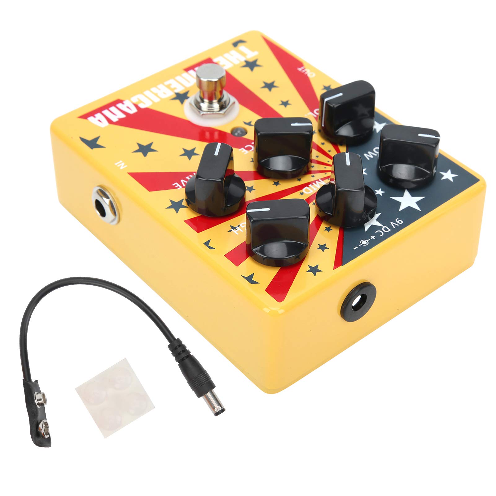Premium Aluminum Alloy Guitar Effects Pedal - American Sound with Stable Structure for Music School, Band Practice & Live Performances | Ideal for Guitarists, Music Clubs & Professional Musicians