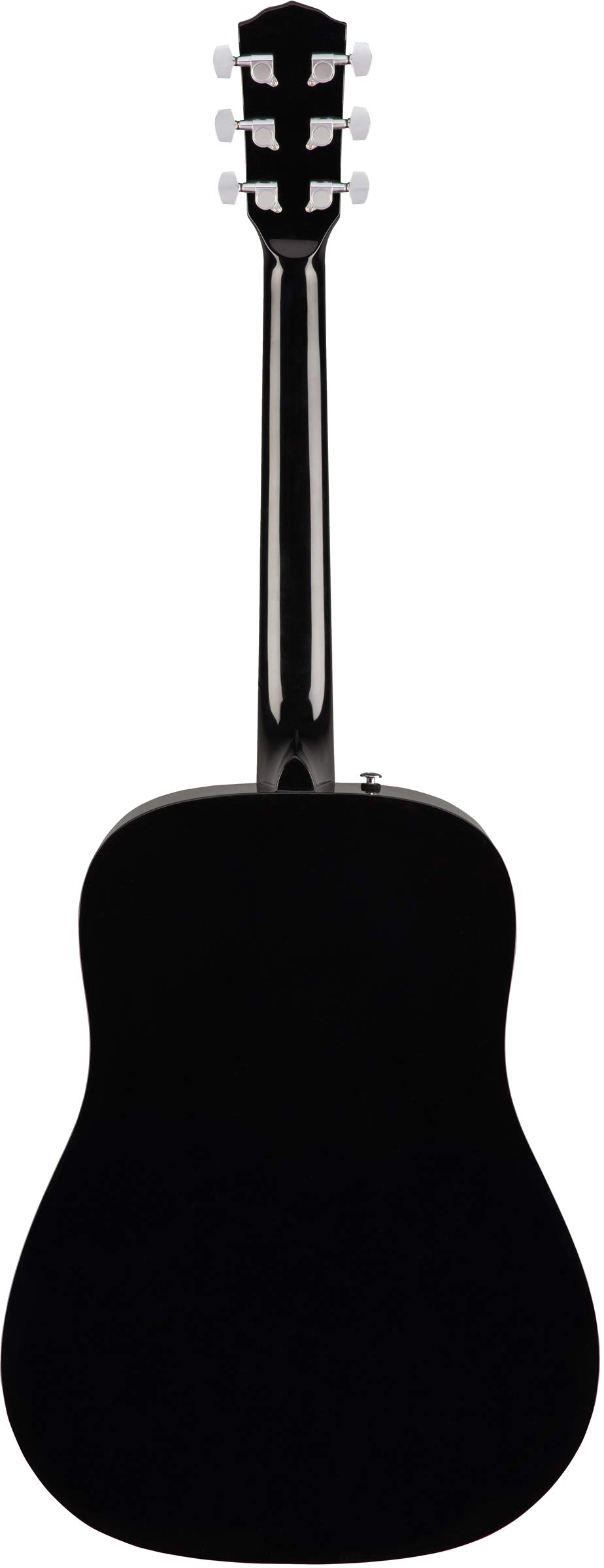 Fender CD-60S Solid Top Dreadnought Acoustic Guitar - Black with Hard Case, Tuner, Strap, Strings, Picks & Instructional DVD | Perfect for Beginners, Live Performances & Home Practice