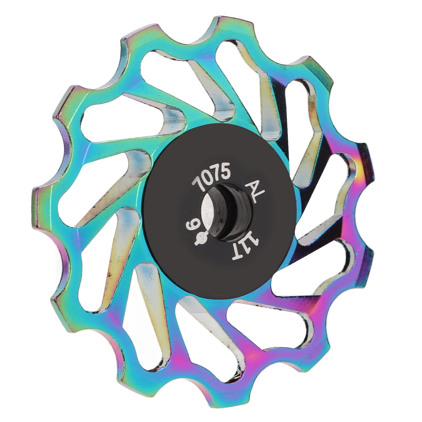 Self-Lubricating Ceramic Ball 11T Rear Derailleur Wheel with Reduction Sleeve - High-Performance Bike Derailleur Pulley for Road Bikes - Perfect for Smooth Shifting and Enhanced Durability on Long Rides