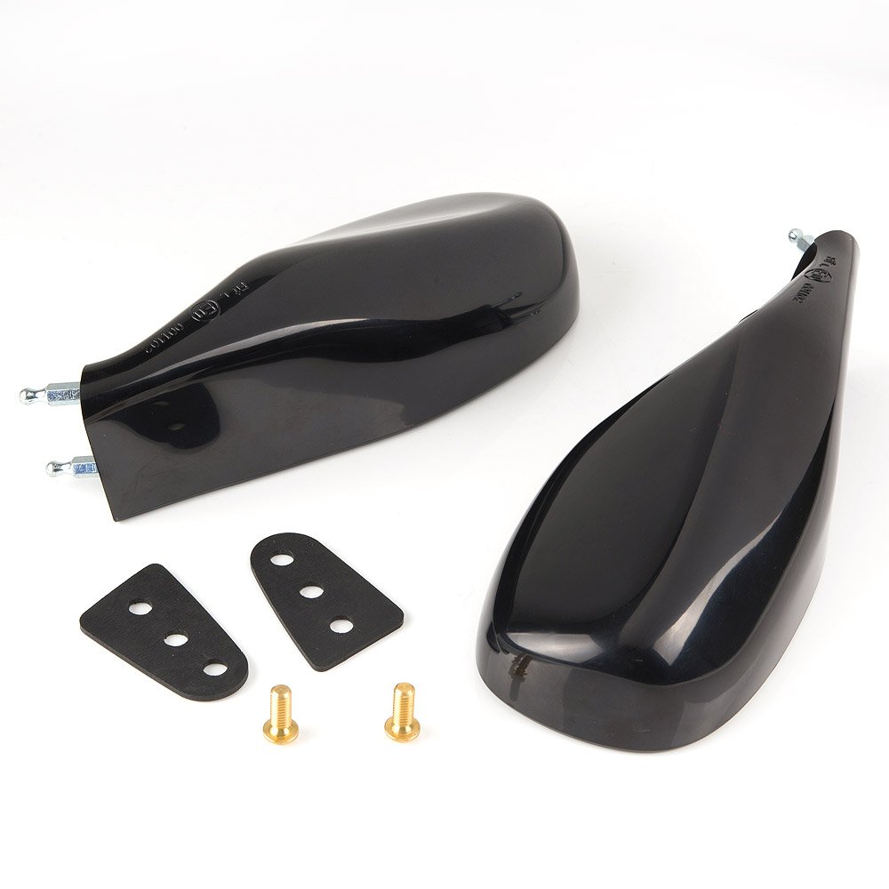 KiWAV Black FA-252 Motorcycle Mirrors - OEM Replacement Pair for Cagiva | Durable & Adjustable for Enhanced Riding Safety & Visibility