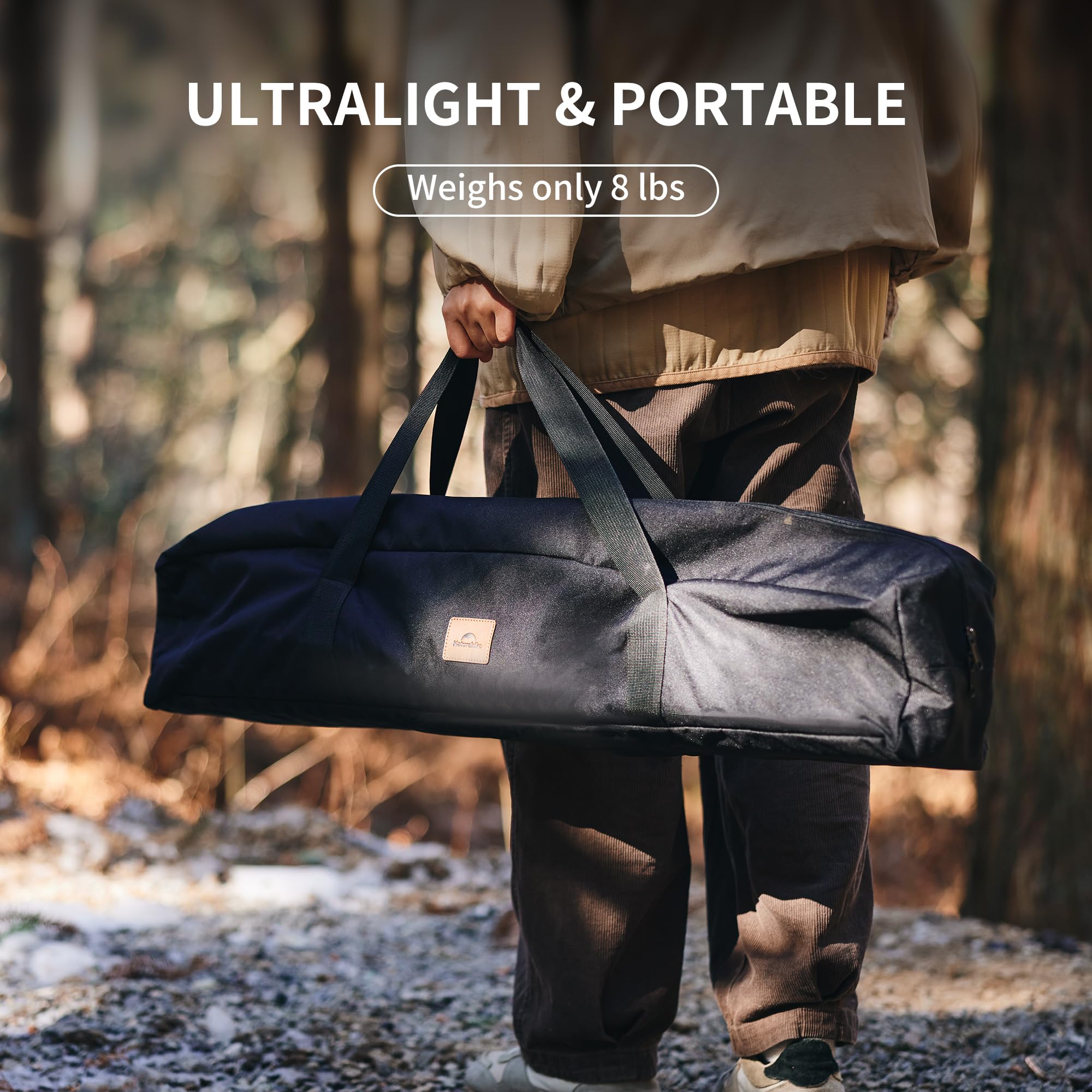 Naturehike IGT Camping Table - Lightweight Aluminum Alloy Portable Outdoor Cooking Table with Carry Bag | Perfect for Car Camping, Picnics, RV Trips & Backpacking (Accessories Sold Separately)