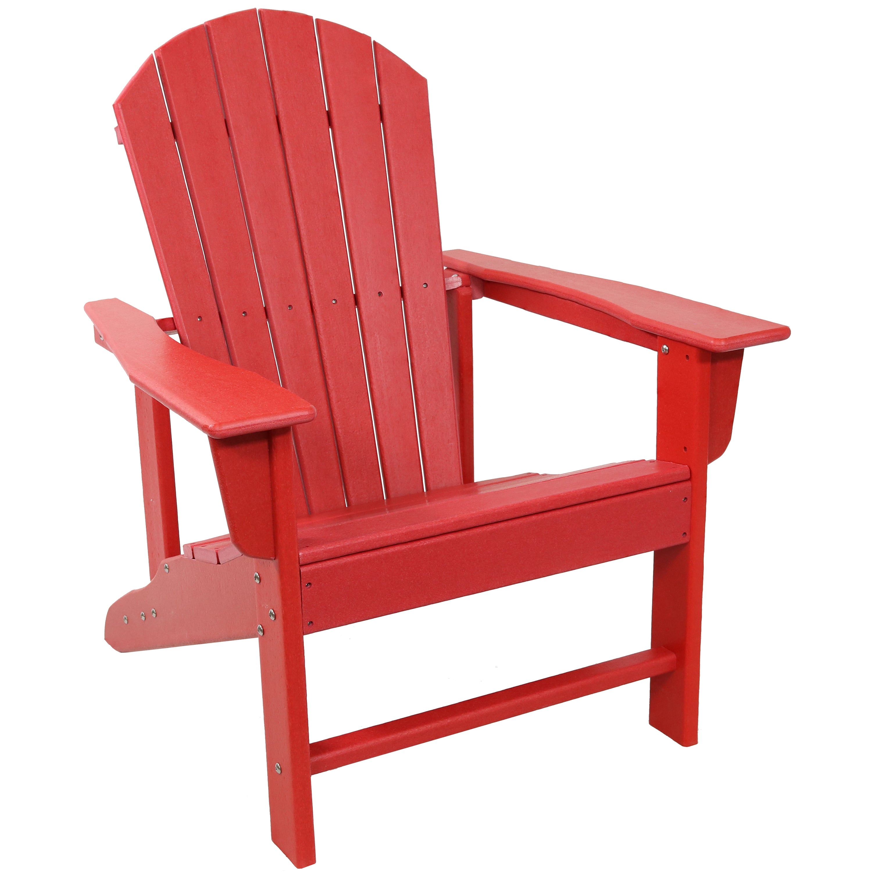 All-Weather Adirondack Chair by Sunnydaze - Heavy Duty 300 lb Capacity, 38.25