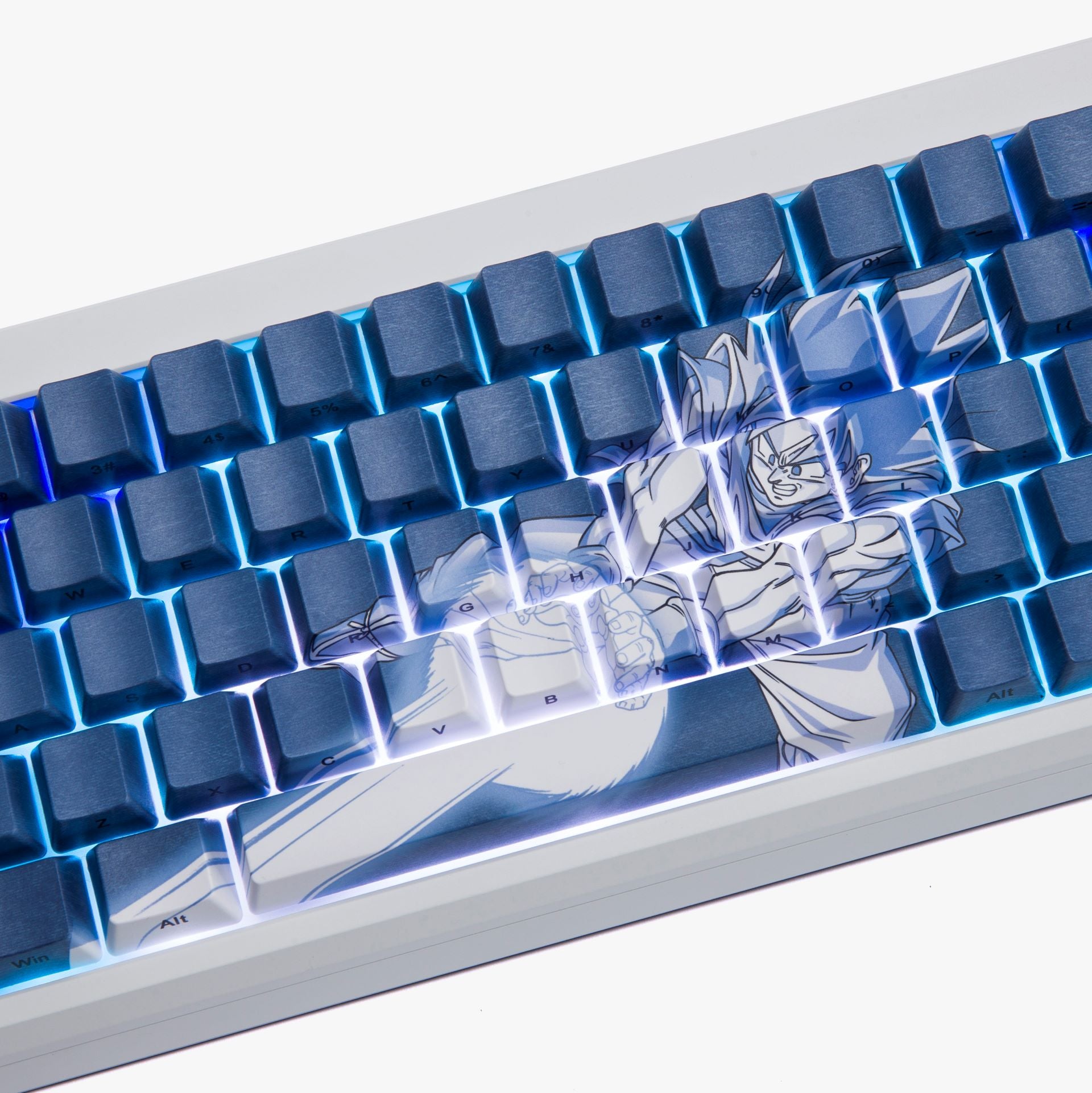 Dragon Ball Z x HG Summit 65 Mechanical Keyboard - Goku Themed Gaming Keyboard for PC & Mac | Perfect for Anime Fans & Esports Gamers