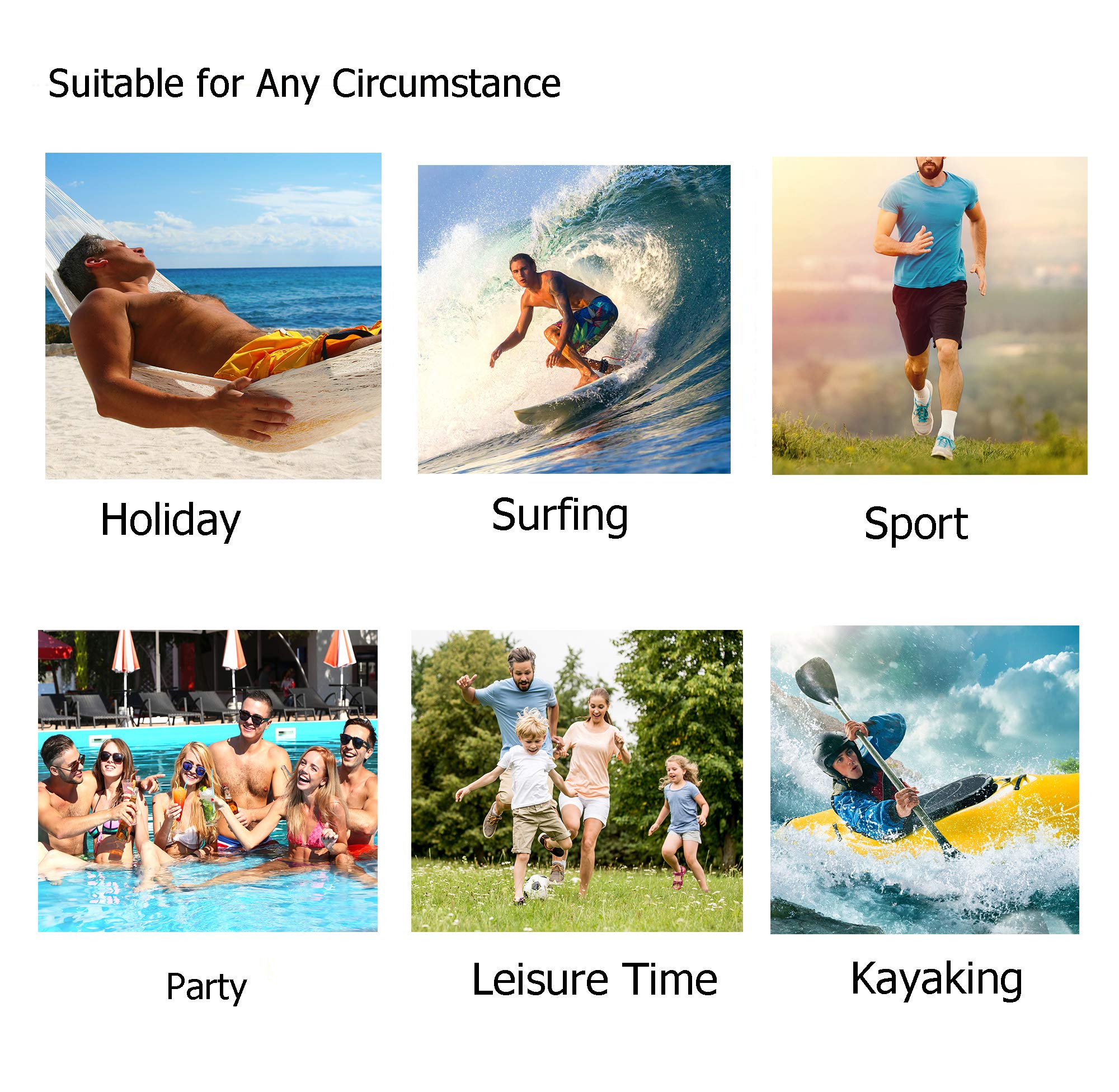 **Visesunny Men's Quick Dry Swim Shorts - Lightweight Beach Board Shorts for Swimming, Running & Sports - Perfect for Pool, Surfing & Summer Outdoor Activities**