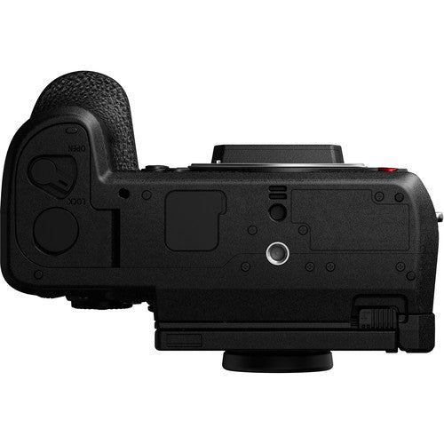 Panasonic LUMIX S1H Full Frame Mirrorless Camera Body - 6K Video, 5-Axis Stabilization for Professional Photography & Filmmaking - Perfect for Vlogging, Documentary & Cinema Production