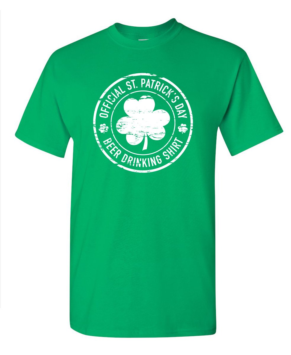 Official St. Patrick's Day Beer Paddy Irish Pats Funny Sarcastic T-Shirt for Men & Women - Perfect for Pub Crawls, Irish Festivals & St. Paddy's Day Parties
