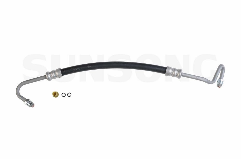 Sunsong 3401492 Power Steering Pressure Line Hose Assembly - High Performance Replacement for Smooth Steering - Perfect for Ford, Chevy, Dodge & More