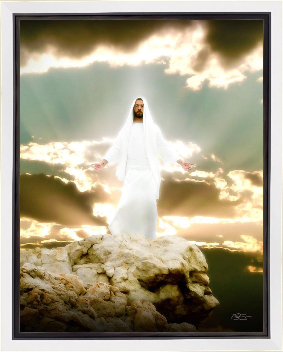 Behold My Beloved Son Gallery Wrap Canvas - Religious Wall Art Decor for Home, Church & Office - Inspirational Christian Gift Idea