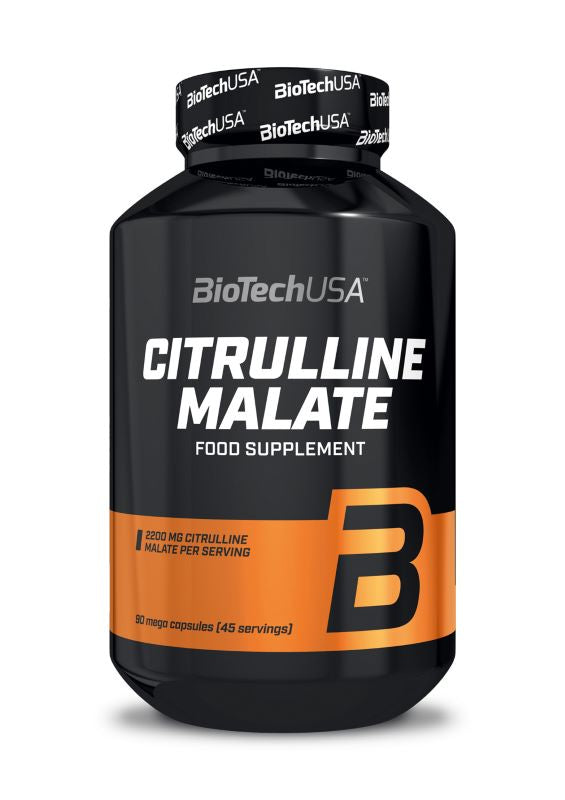 BioTechUSA Citrulline Malate Supplement - 90 Capsules for Muscle Recovery, Endurance & Workout Performance | Pre-Workout & Post-Workout Support