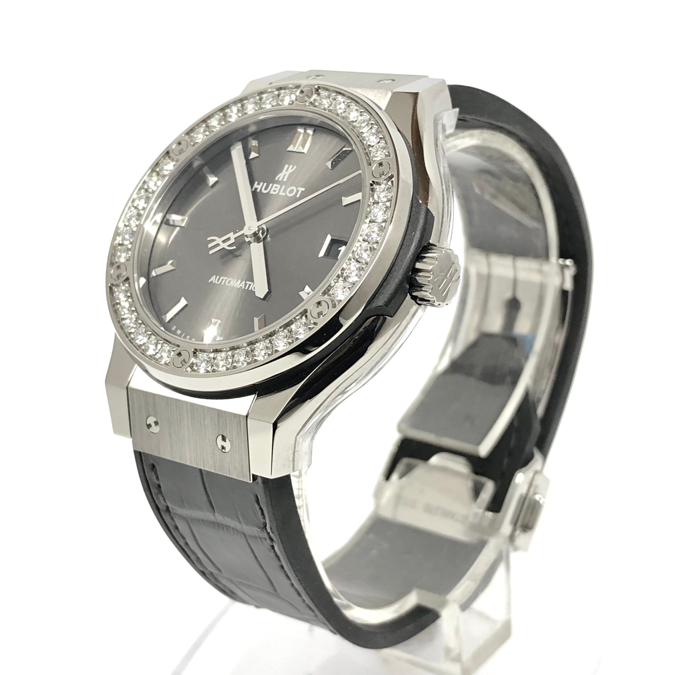 Hublot Classic Fusion Titanium Grey Automatic Men's Watch - Luxury Swiss Timepiece for Business & Formal Occasions