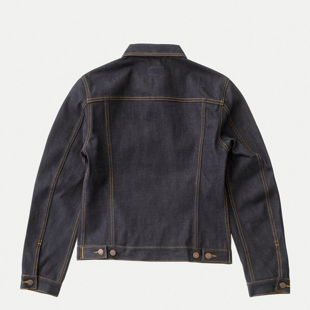 Billy Denim Jacket for Men - Vintage Dry Ring Wash Distressed Denim Jacket - Casual Outerwear for Streetwear & Everyday Wear