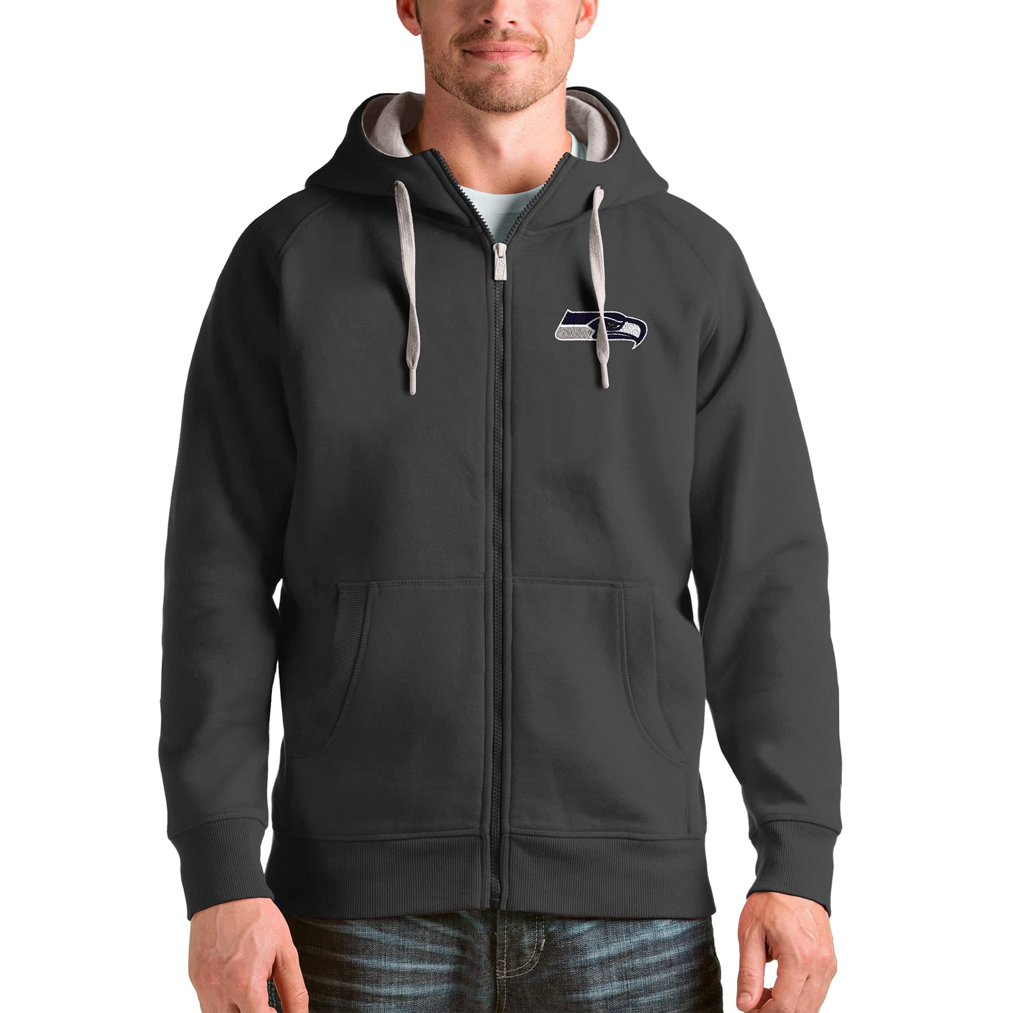 New York Jets Victory Full-Zip Hoodie for Men - Black NFL Team Fan Apparel - Perfect for Game Day, Tailgating & Casual Wear
