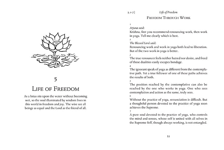 The Bhagavad Gita - Ancient Hindu Scripture for Spiritual Growth, Meditation & Self-Realization | Perfect for Yoga Practitioners, Philosophy Students & Spiritual Seekers