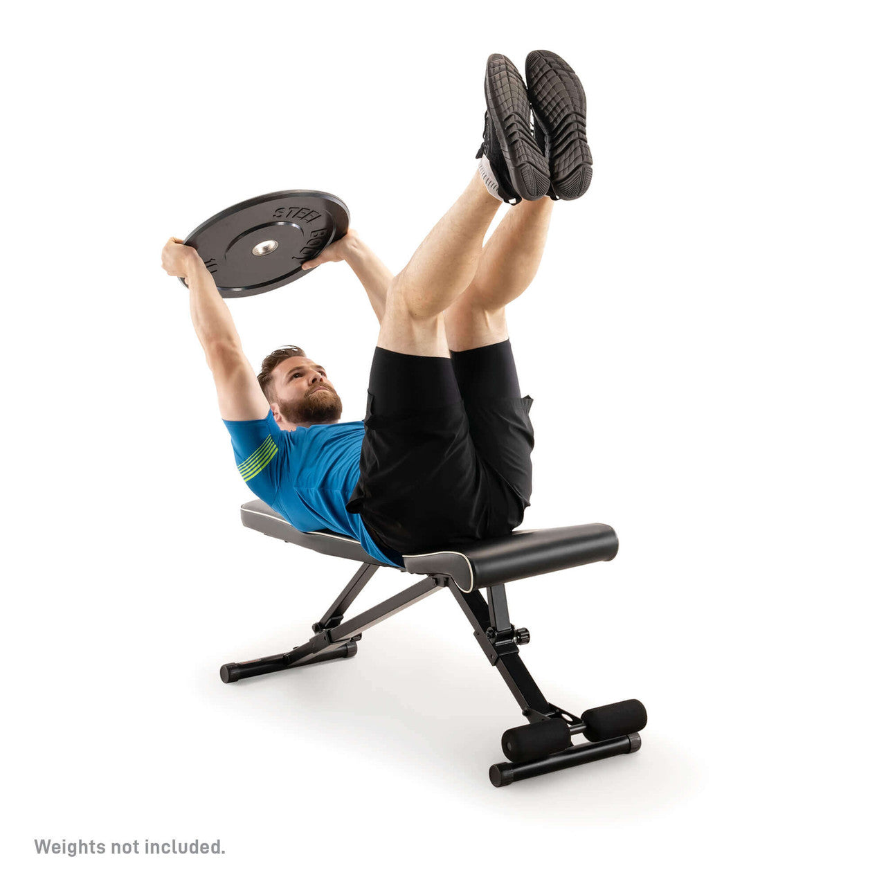 Marcy SB-7485 Utility Bench - Adjustable Weight Bench for Home Gym, Strength Training & Full-Body Workouts - Perfect for Dumbbell Exercises, Sit-Ups & Fitness Training