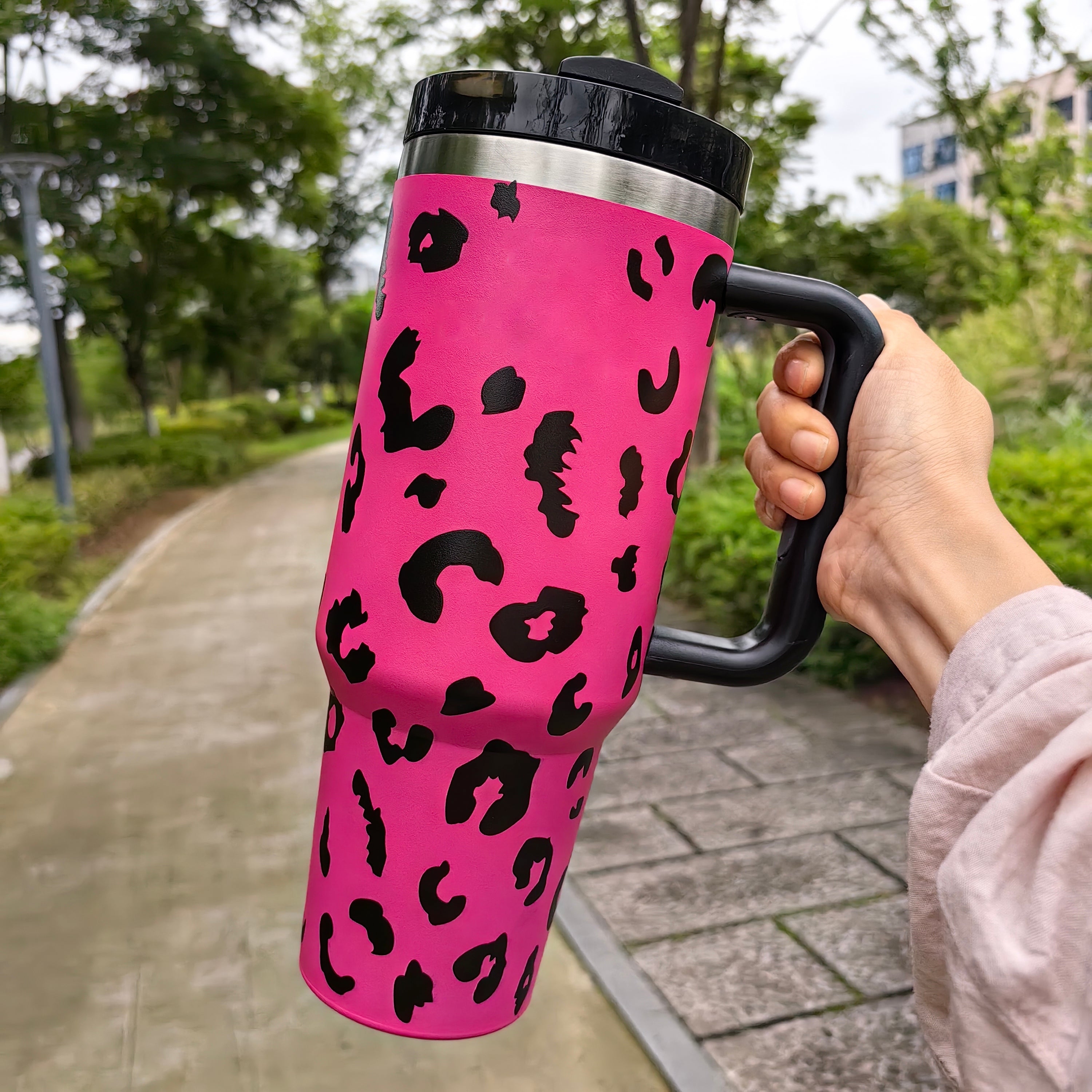 Leopard and Crow Print Coffee Mugs - 12oz Ceramic S Cups with Handle, Dishwasher & Microwave Safe - Perfect for Home, Office, or Gifts