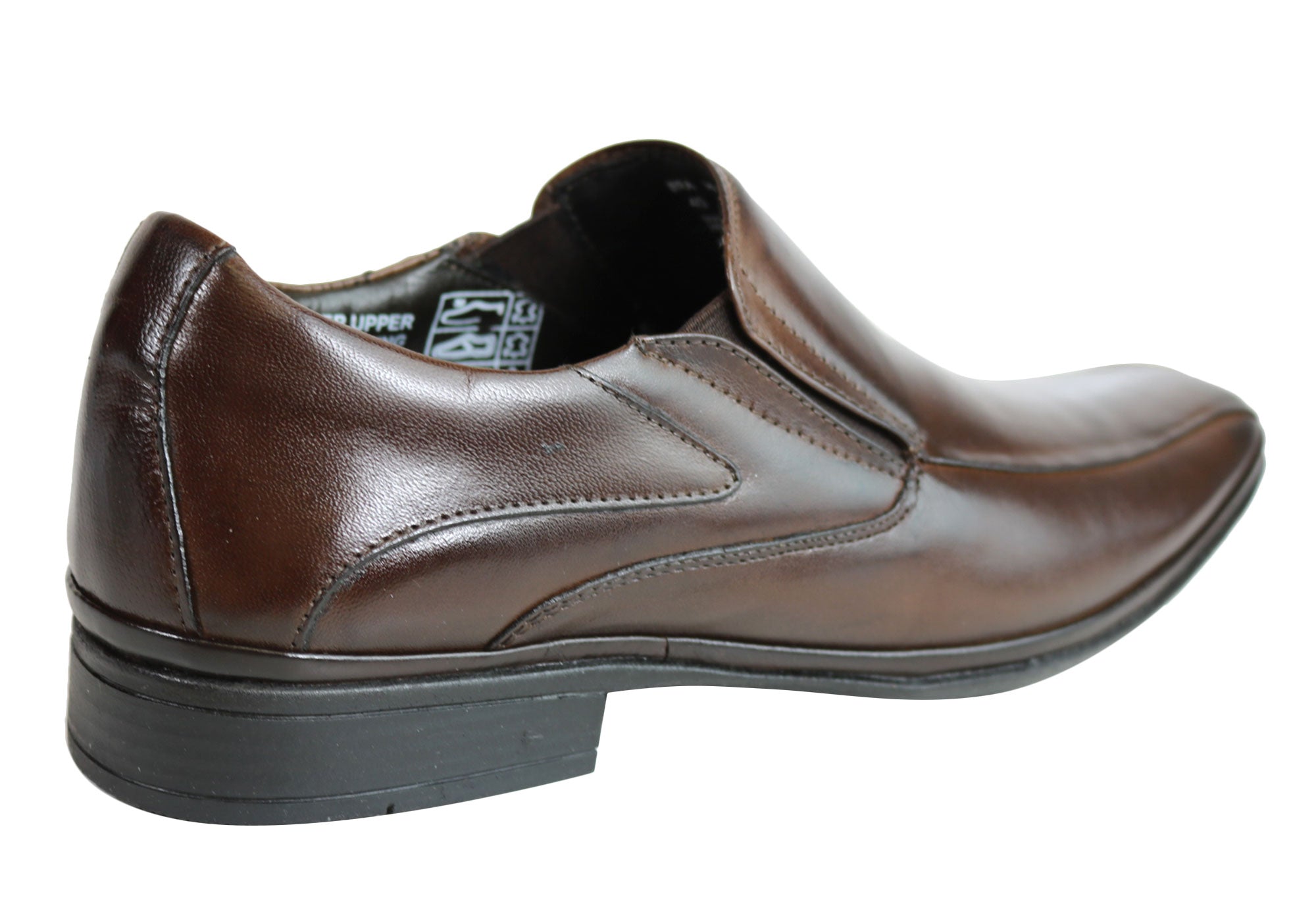 Savelli Lance Men's Comfort Slip-On Leather Dress Shoes - Handcrafted in Brazil - Perfect for Business, Weddings & Formal Occasions