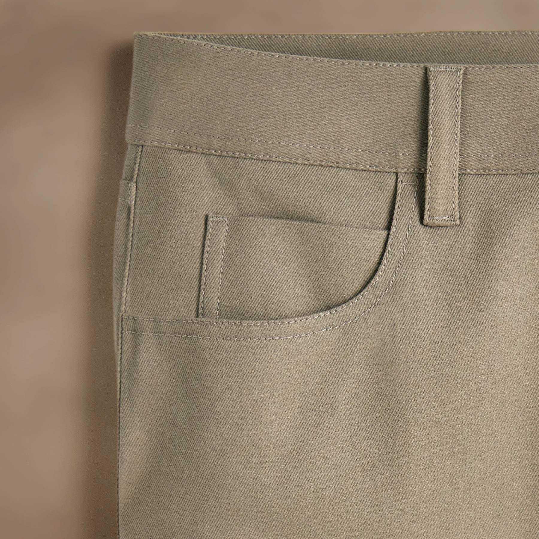 Luxury Cashmere Touch 5-Pocket Pants for Women - Soft Light Tan Comfort Stretch Trousers | Perfect for Office, Travel & Casual Wear