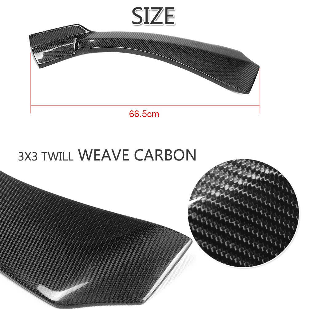 Premium Carbon Fiber Front Splitters for Mercedes Benz C117 CLA250 & CLA260 (2013-2017) - Aggressive Style Upgrade | Not Compatible with CLA45 | Perfect for Car Enthusiasts & Street Racing Events
