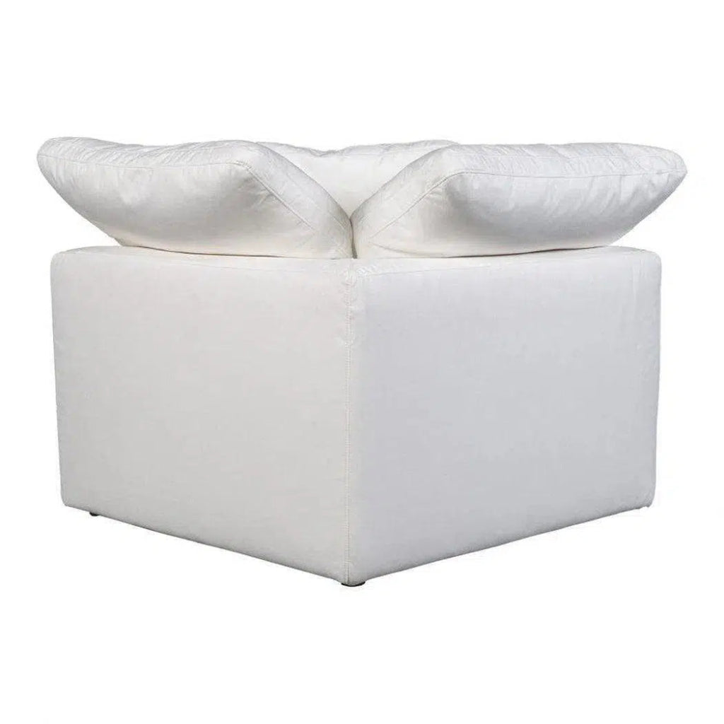 5-Piece Performance Terra White Modular Sectional Sofa Set - Modern Living Room Furniture for Home & Office Comfort