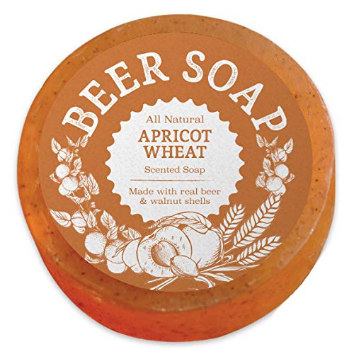 Apricot Wheat Beer Soap - Natural Handmade Bar Soap for Men & Women - Perfect for Gifts, Spa Days & Sensitive Skin Care