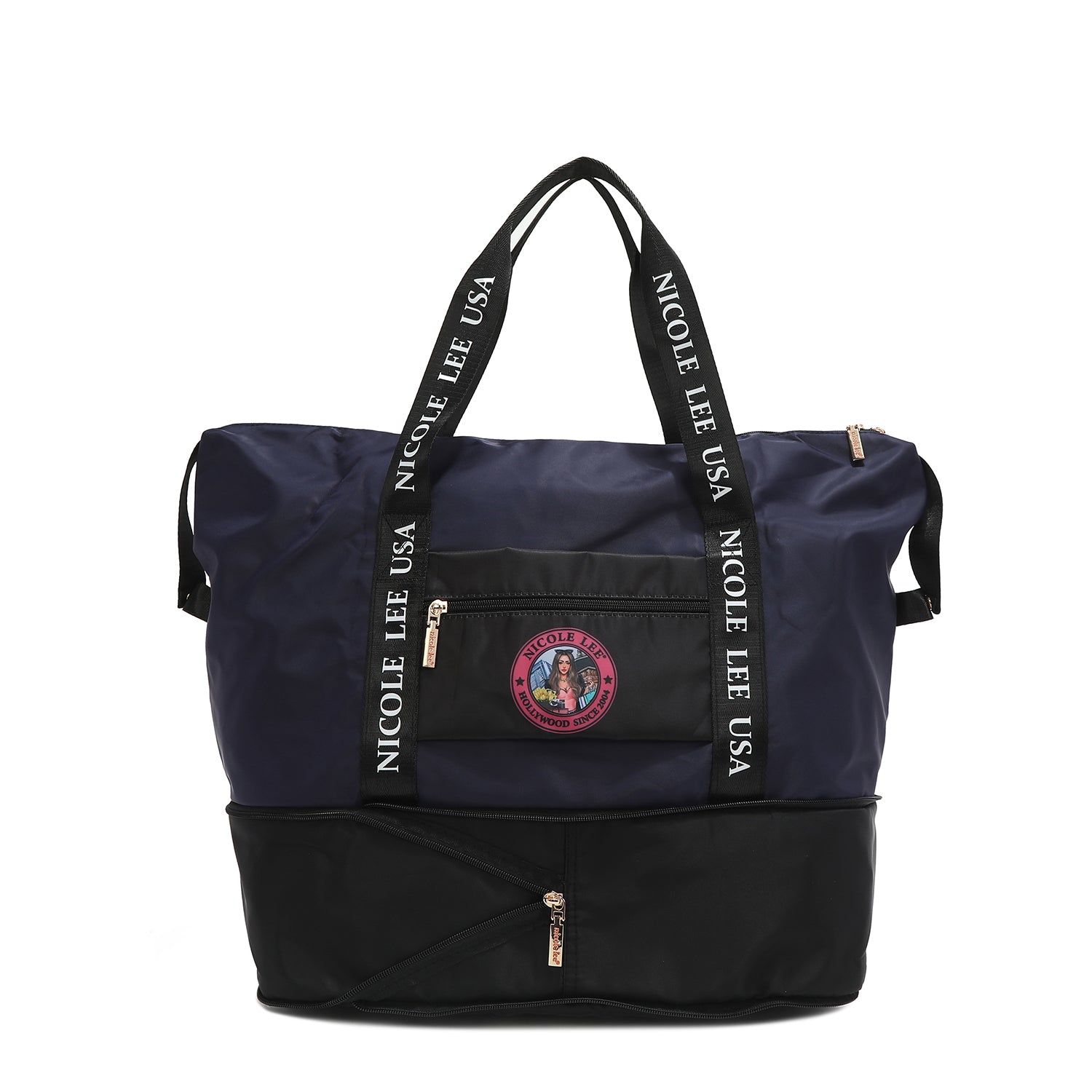 JENNA Foldable Nylon Travel Tote Bag - Lightweight & Waterproof Carryall for Women | Perfect for Gym, Beach, Shopping & Weekend Getaways