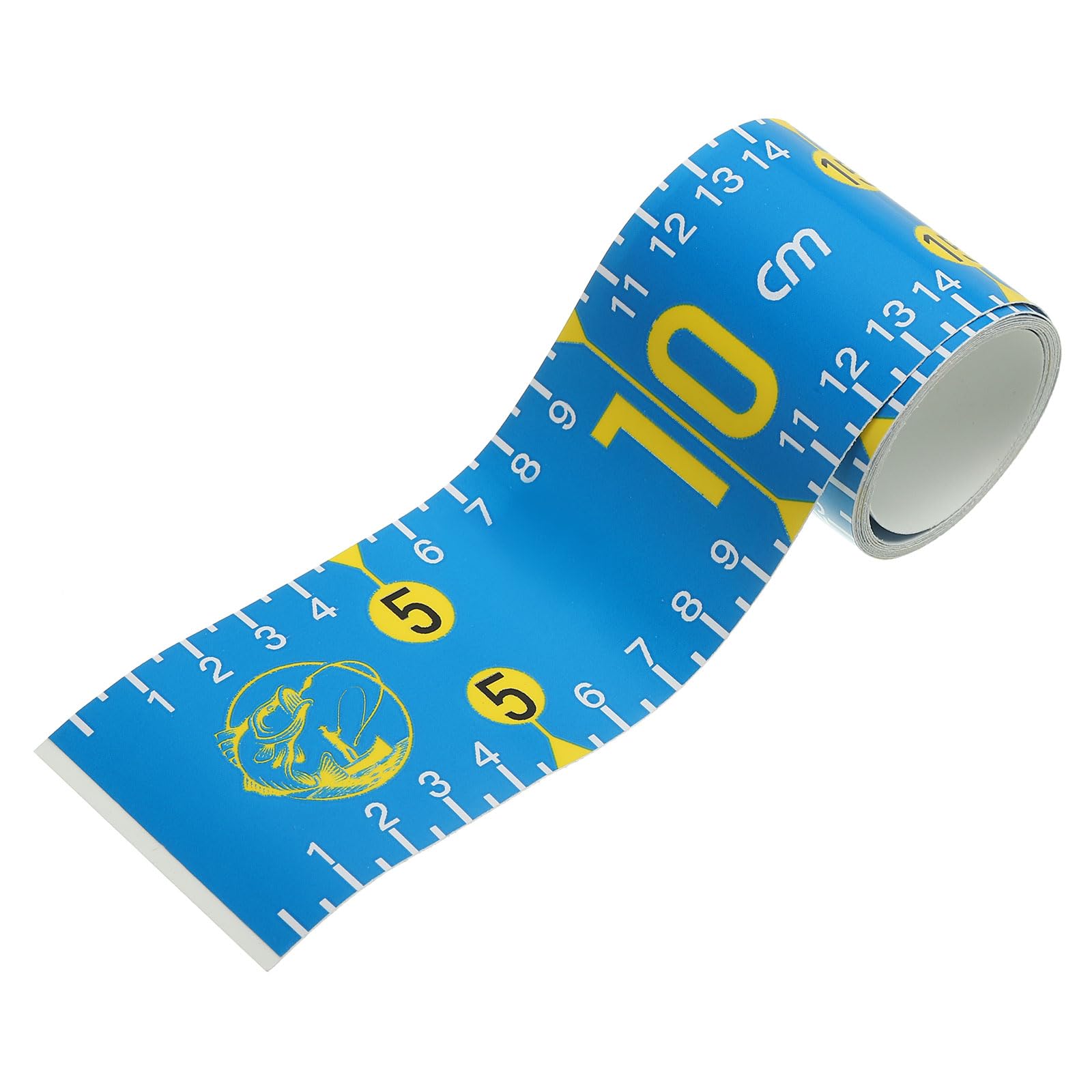 PATIKIL 51-Inch Fish Measuring Tape - Waterproof Adhesive Sticker for Fishing Boats, Kayaks & Workbenches - Perfect for Measuring Catch Size on Lakes & Rivers