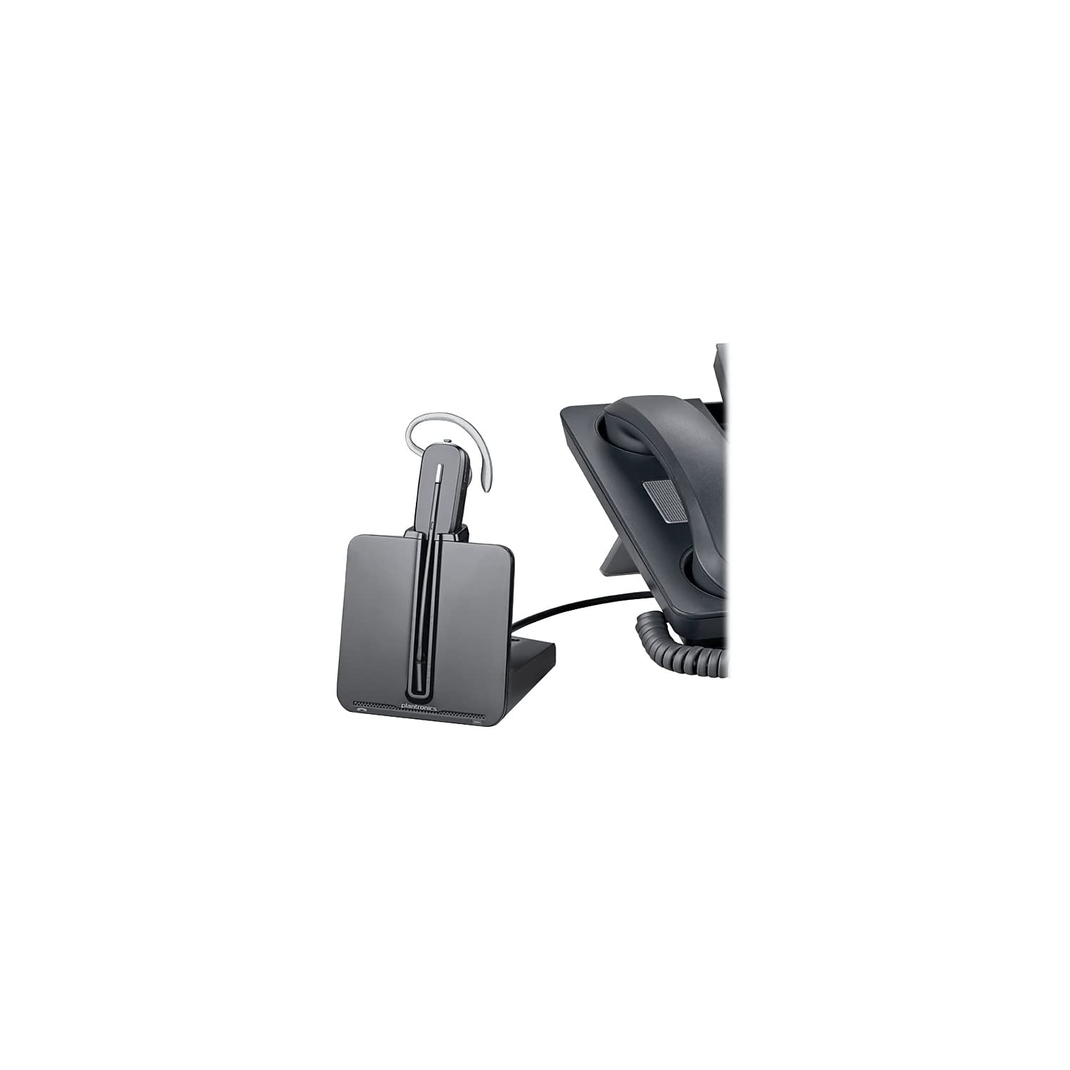 Plantronics CS545 XD Wireless Headset for Office & Call Centers - Noise Cancelling, Comfortable Over-Ear Design, Black (88909-01) - Ideal for Business Calls, Remote Work & Customer Service