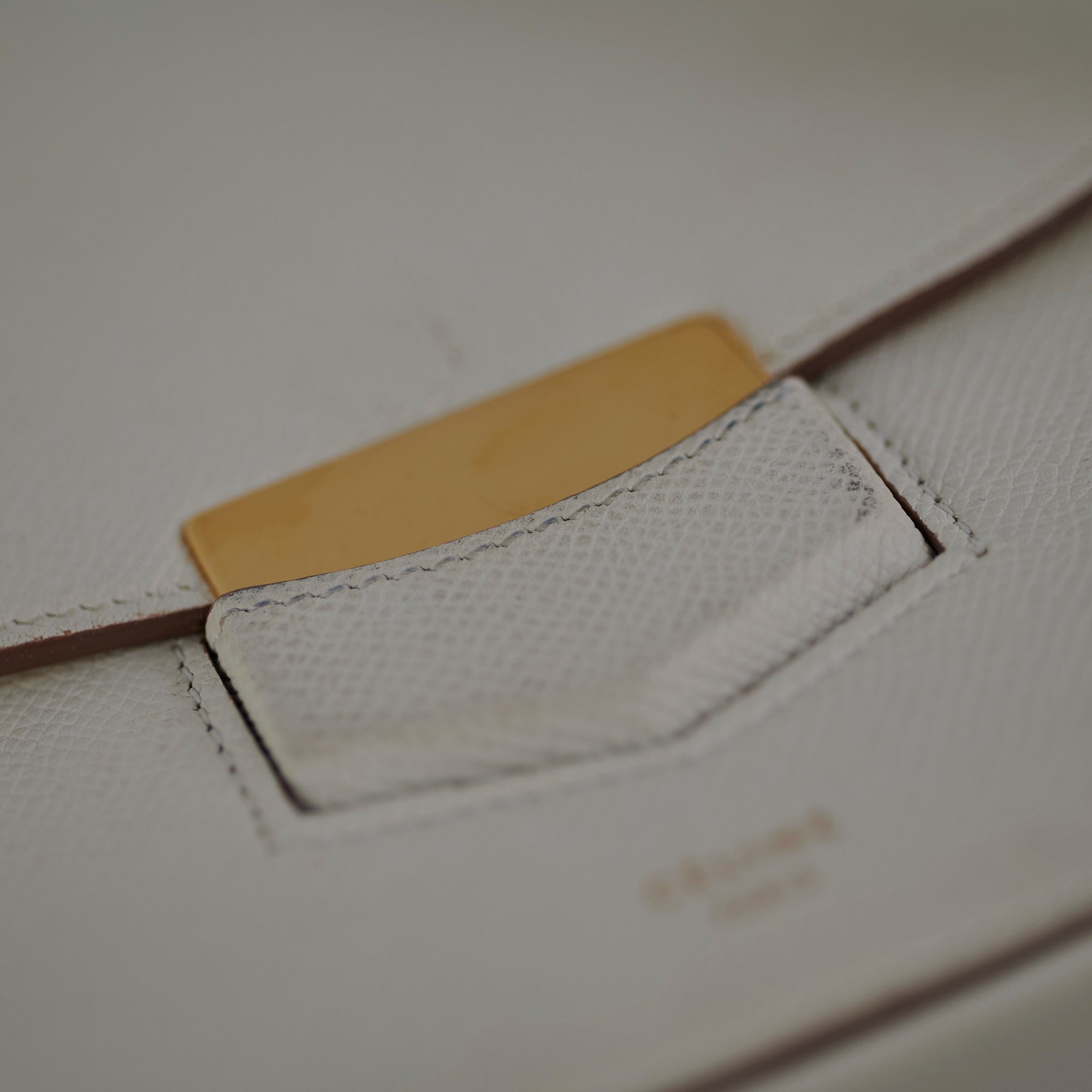 Celine Medium White Leather Shoulder Bag for Women - Elegant Crossbody Purse for Work, Travel & Everyday Use