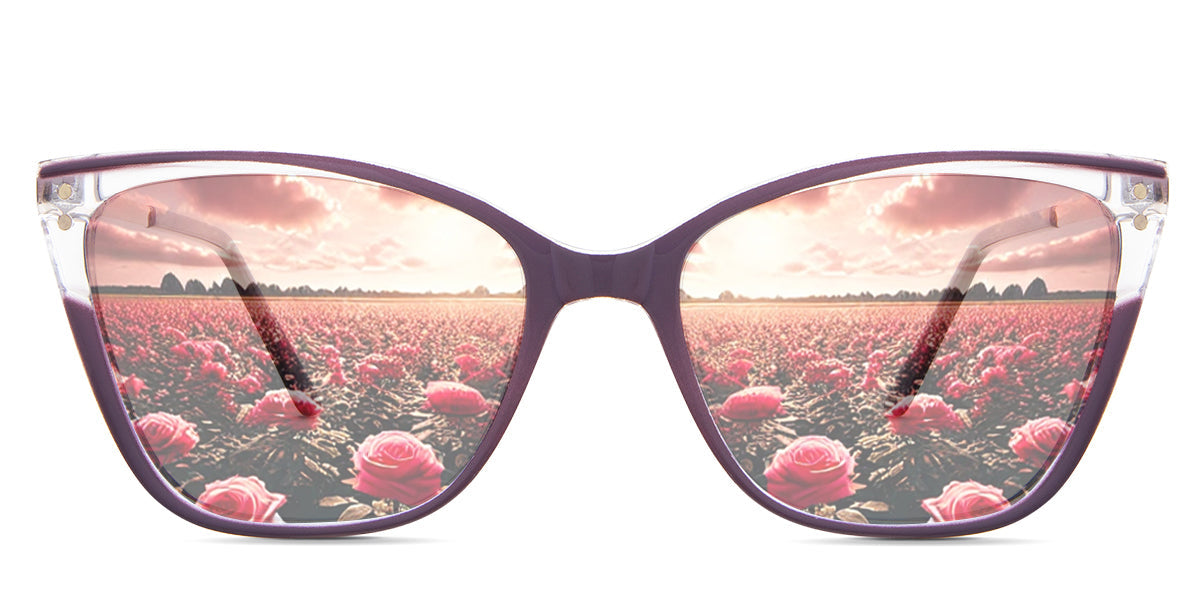 Mila Women's Prescription Tinted Glasses - Stylish & UV Protection for Work, Driving & Outdoor Activities