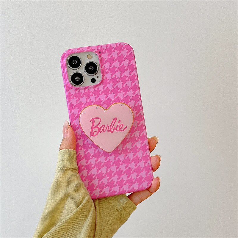 **Barbie Phone Case for iPhone 14 Pro Max, XR, 12/13 Pro Max - Cute Cartoon Soft TPU Case for Women & Girls - Perfect Gift for Valentine's Day, Birthday (Pink, Fashion Design) - Ideal for School, Work, and Everyday Use**