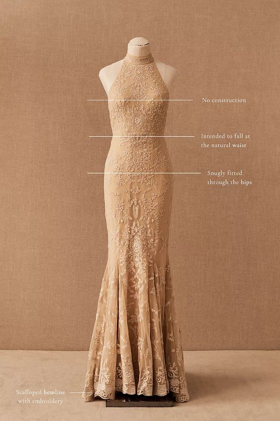 BHLDN Daisy Gown - Elegant Floral Wedding Dress for Brides | Perfect for Beach, Garden & Outdoor Ceremonies