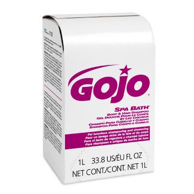 GOJO Spa Bath Body and Hair Shampoo Refill GOJ 2152 - Moisturizing & Gentle Cleanser for Shower, Bath & Spa Relaxation at Home