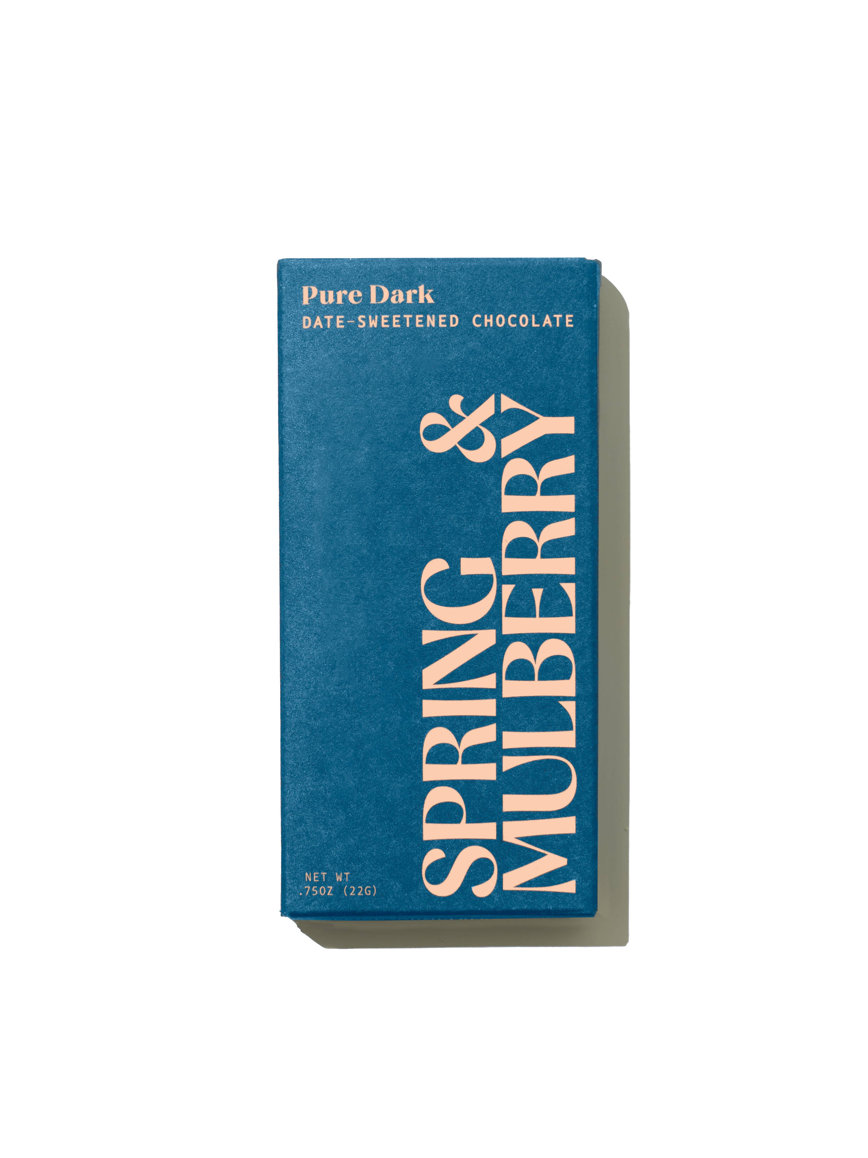 Organic Mini Dark Chocolate Bar with Dates - Sugar-Free, Vegan & Gluten-Free Snack for Gifts, Desserts & Healthy Treats