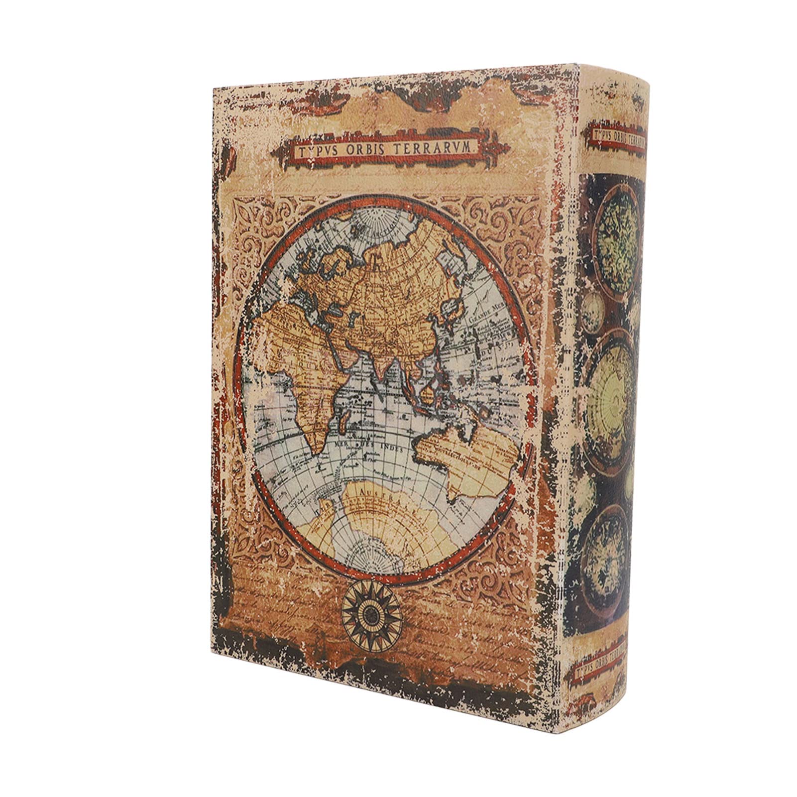 Vintage False Book Storage Box - Hidden Secret Compartment for Jewelry, Cash & Valuables - Decorative Book Box for Home Office, Shelf & Bar Decor - Perfect for Gifts & Unique Storage Solutions