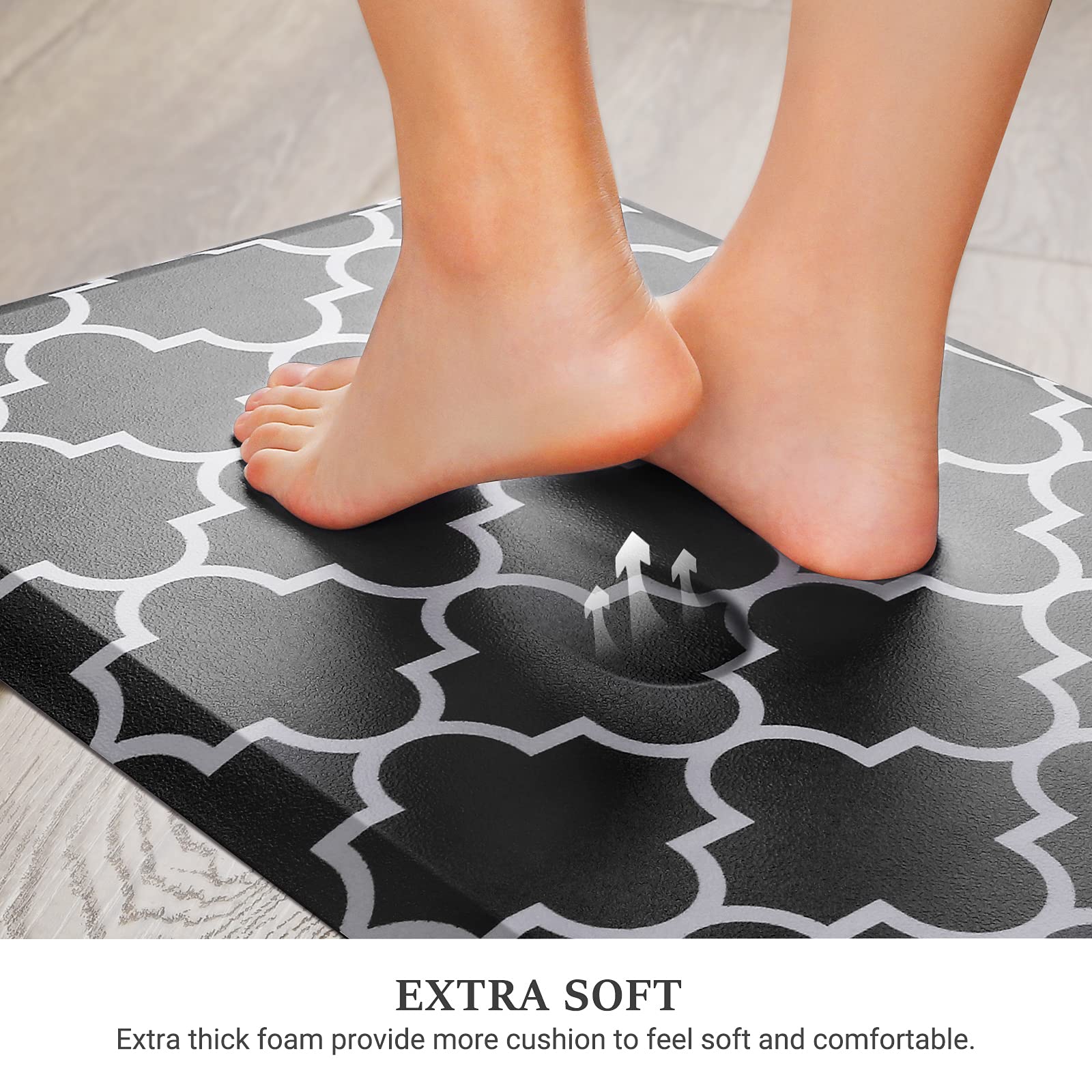 WISELIFE Anti-Fatigue Kitchen Mat - 17.3