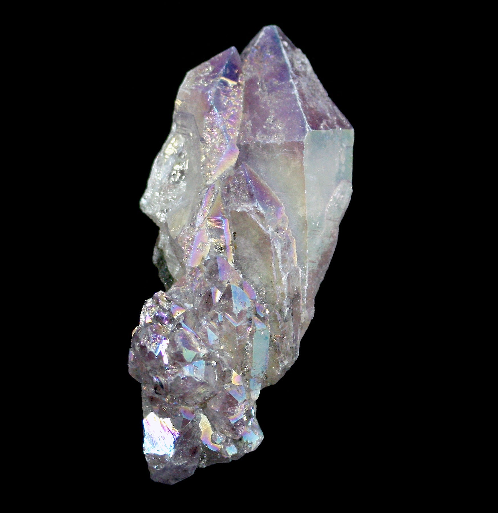 Angel Aura Amethyst Crystal Cluster - Natural Healing Stone for Meditation, Chakra Balancing & Home Decor - Perfect for Spiritual Healing, Yoga Spaces & Gift Giving