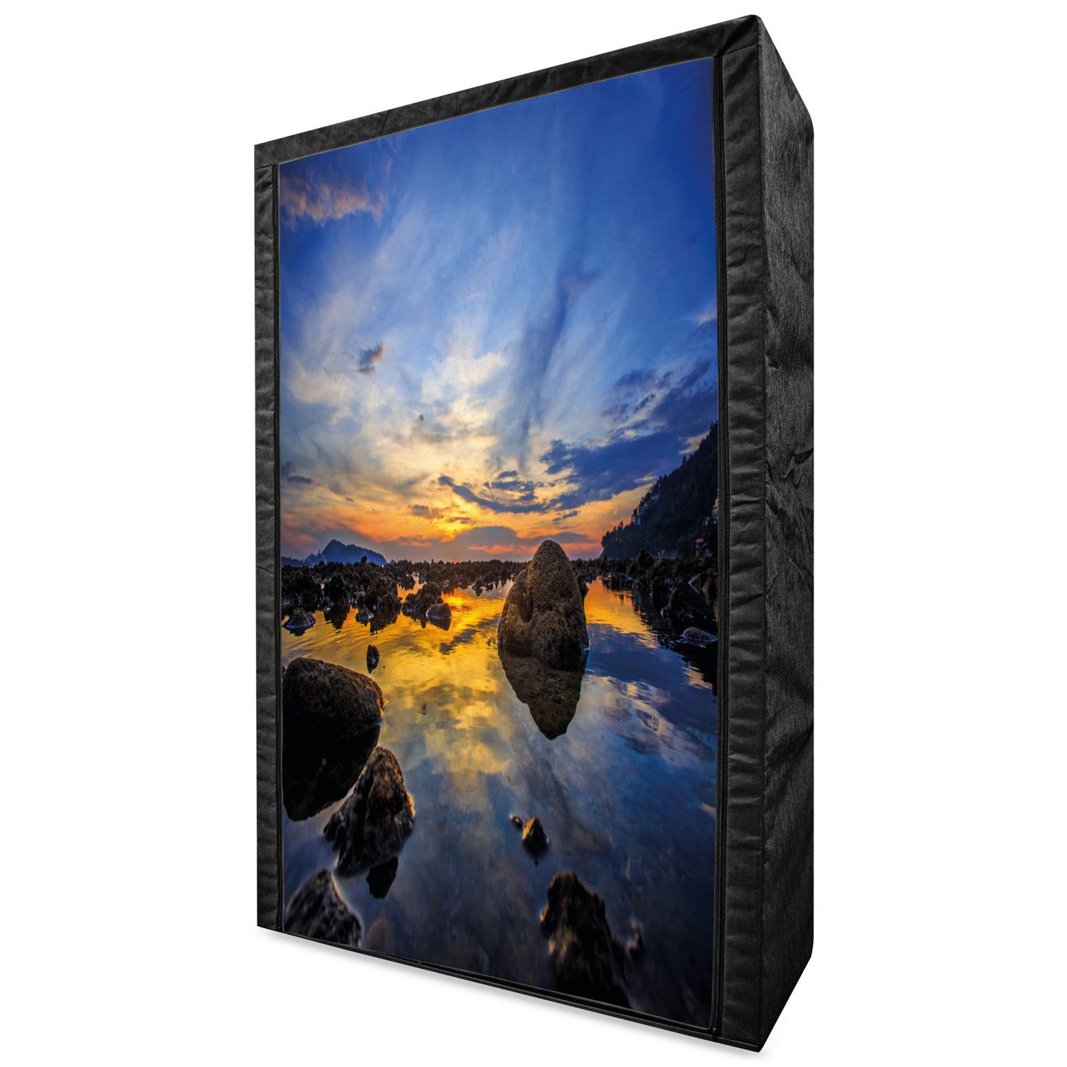 Ambesonne Tropical Portable Fabric Wardrobe - 42.5