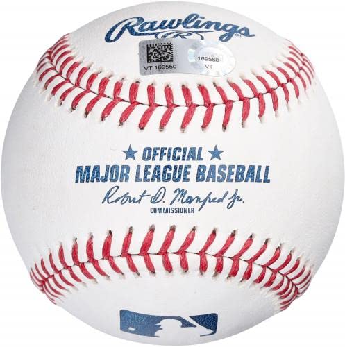 Jeff McNeil New York Mets Autographed Baseball - Official MLB Signed Collectible - Perfect for Sports Memorabilia Collections and Fan Gifts