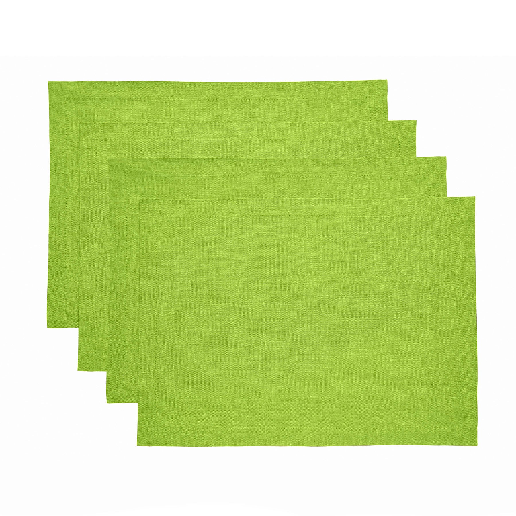 Eco-Friendly Linen Placemats Set of 6 - Premium Natural Table Mats for Dining, Kitchen, and Party Decor - Washable & Durable Home Tableware for Everyday Use and Special Occasions